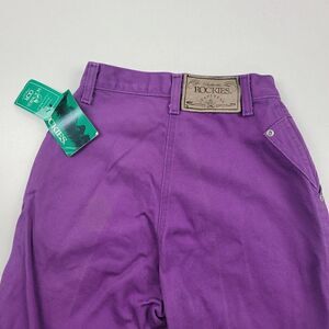 Vtg 80s Rocky Mountain Pants Purple High Waisted Denim Mom Rockies Jeans 27/5